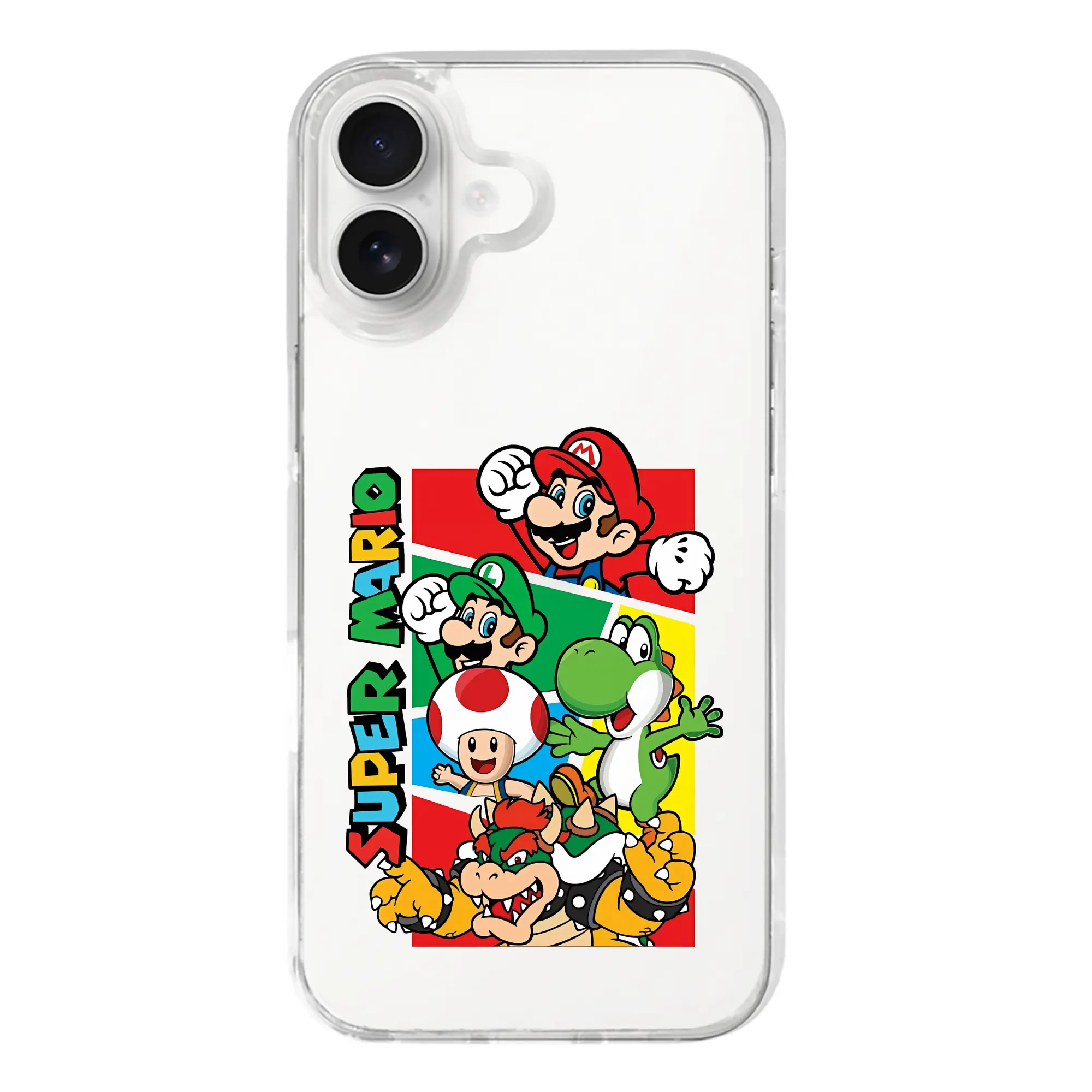 マリオ グッズ マリオ - iPhone 17シリーズ 透明スマホケース – 薄型・耐衝撃・精密フィット保護カバー